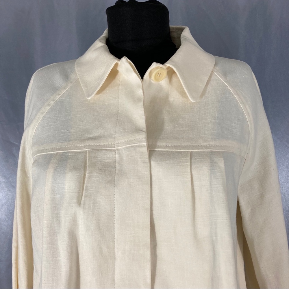 Theory women’s button down pleated jacket - Picture 4 of 9